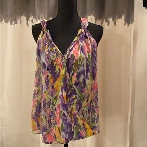 CAbi sheer multicolor tank.